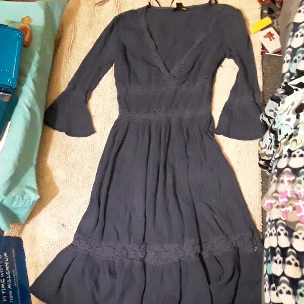 Hippie inspired dress with lace